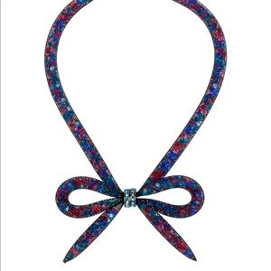 Betsy Johnson Mesh Bow Necklace